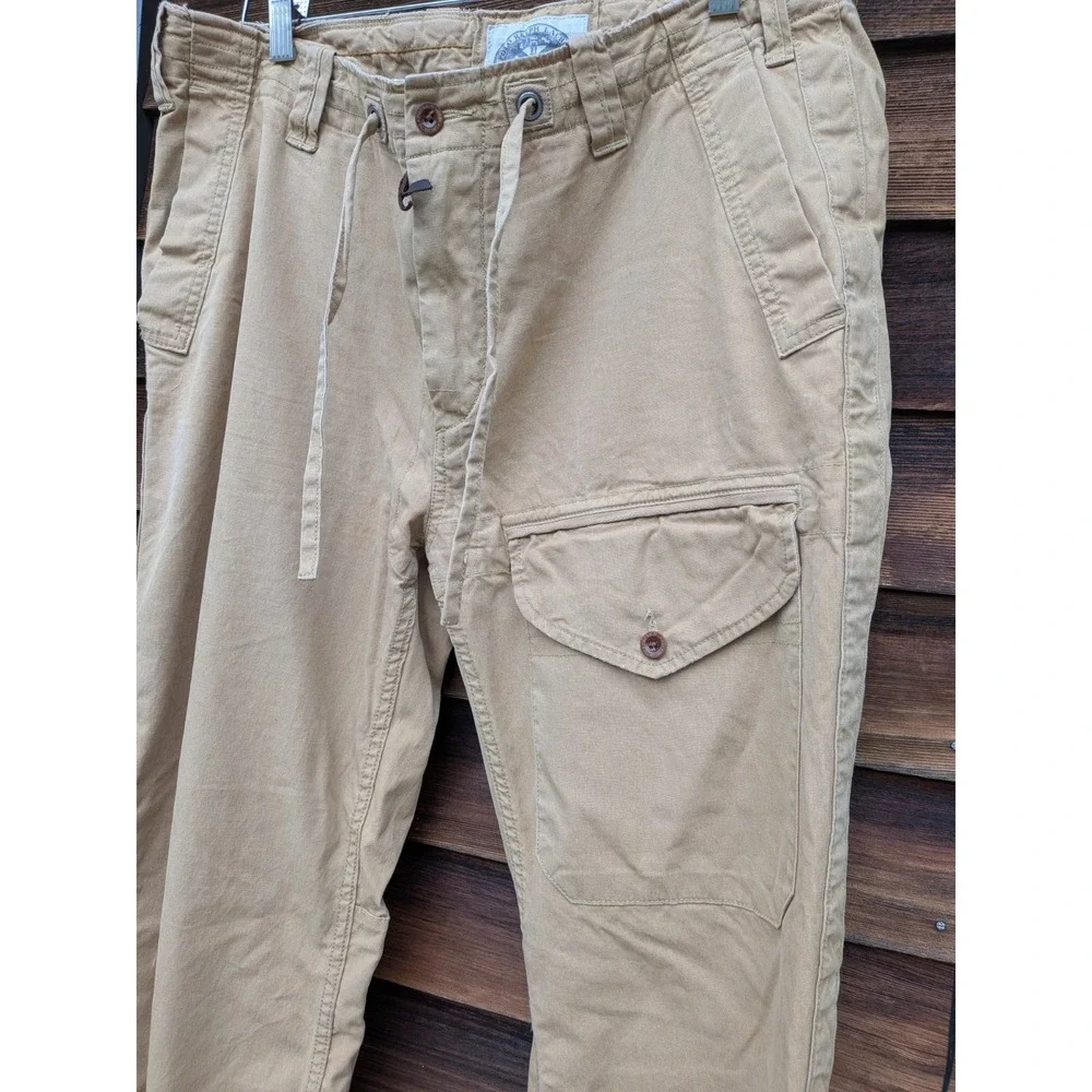 Vintage Y2K Polo Ralph Lauren Bleeker Paratrooper Baggy Wide Leg 35W 30L